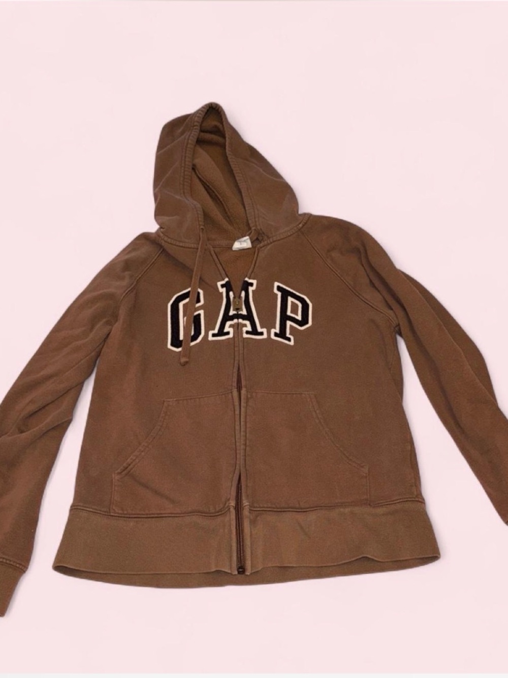 GAP Brown Zip-Up Hoodie Jacket
